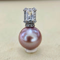 13mm Deep Purple Pearl Pendant