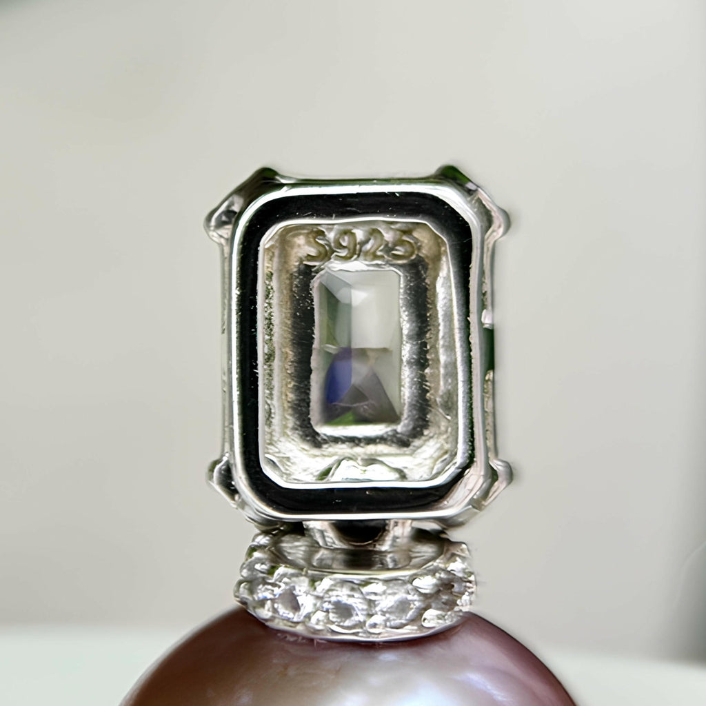 13mm Deep Purple Pearl Pendant