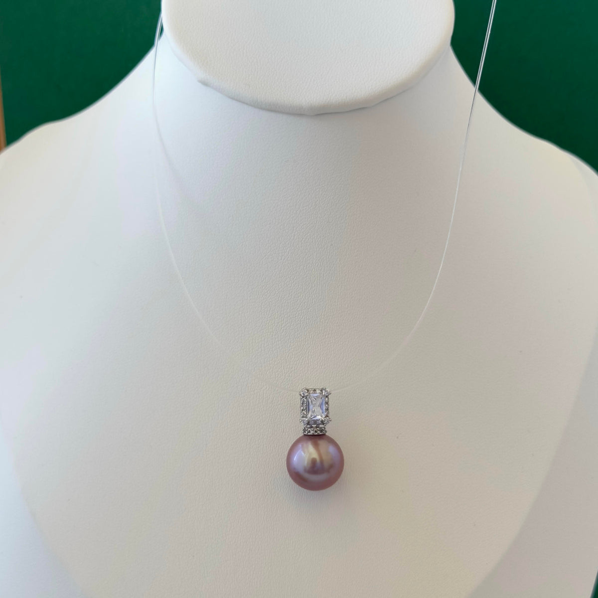 13mm Deep Purple Pearl Pendant