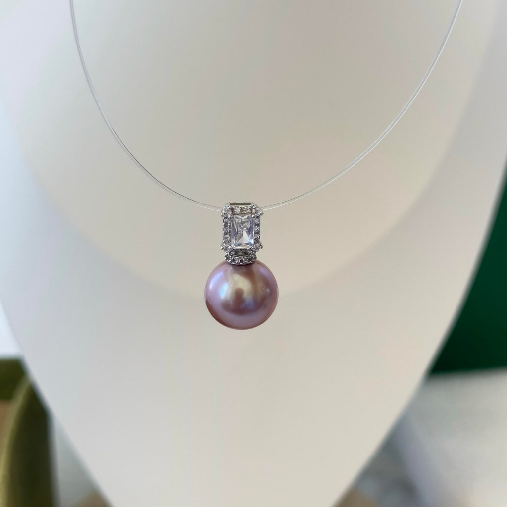 13mm Deep Purple Pearl Pendant