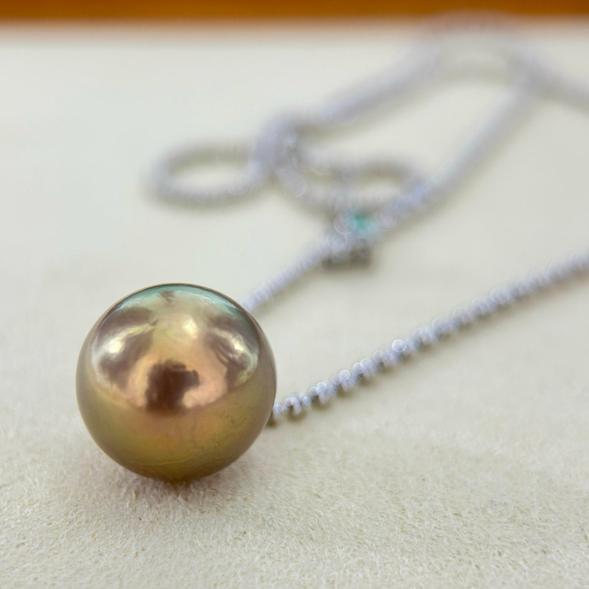 14.5mm Flaming Sun Multicolor Pearl Necklace - Unisex Jewelry