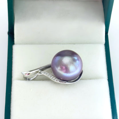 Ghost Purple Pearl Pendant