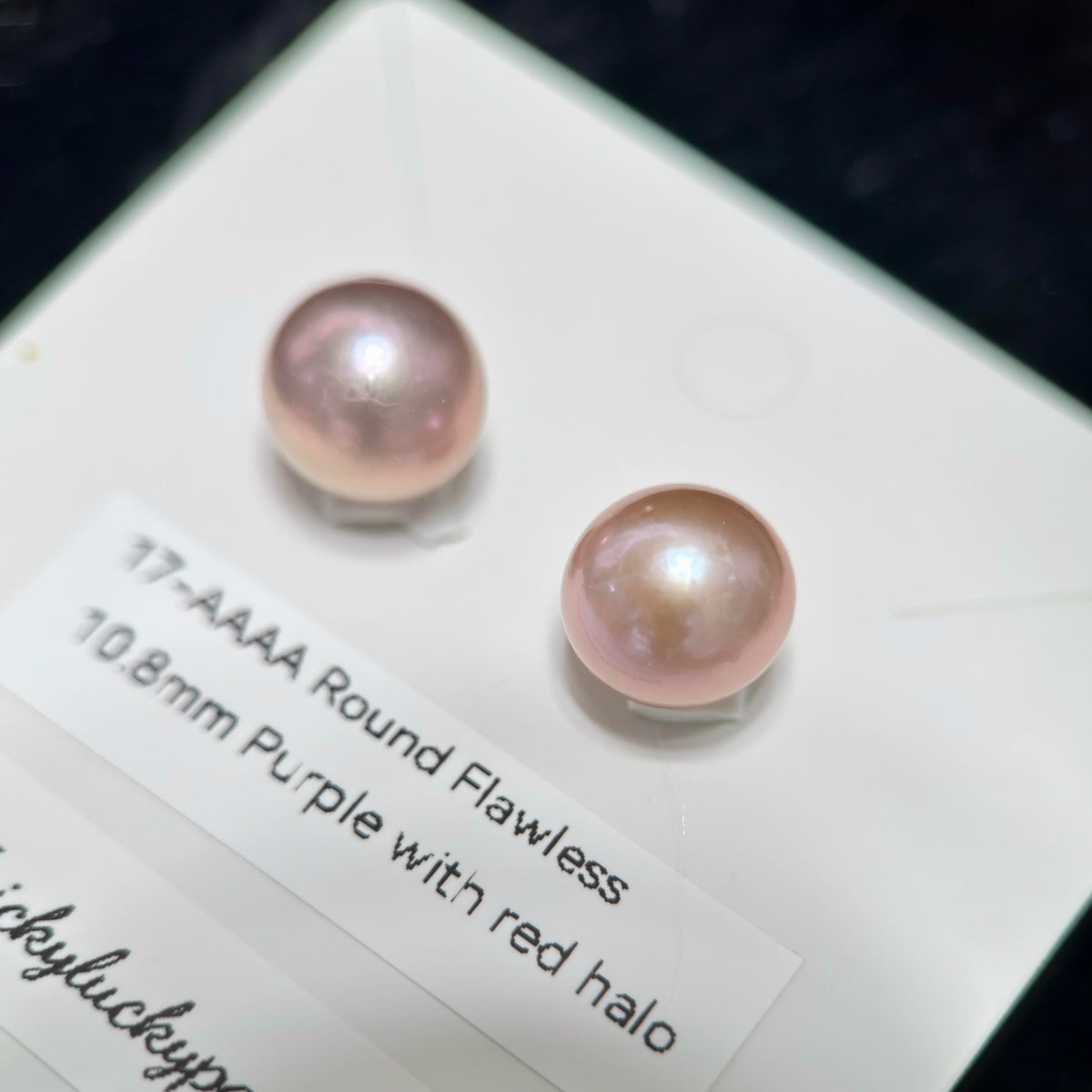 Natural Freshwater Pearl Stud Earrings | 10–13mm Pink, Purple & Metallic Pearls | Choose Your Pair
