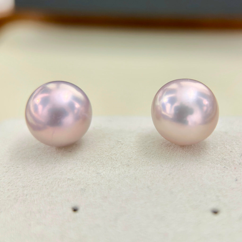 12mm Soft Pink Pearl Clip-On Earrings