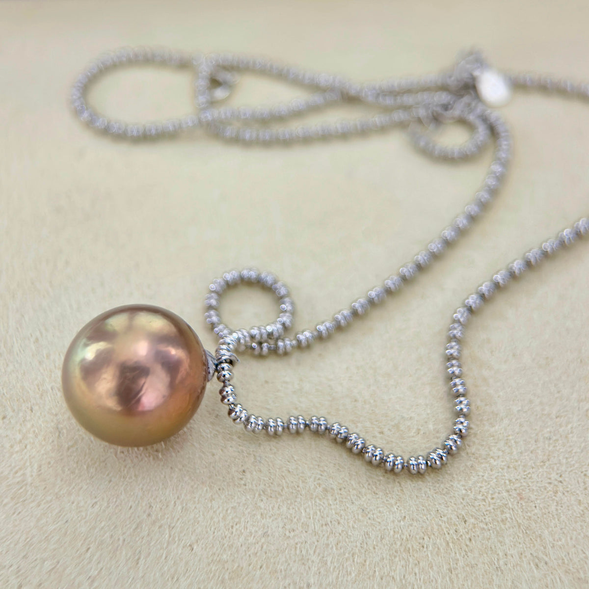 14.5mm Flaming Sun Multicolor Pearl Necklace - Unisex Jewelry