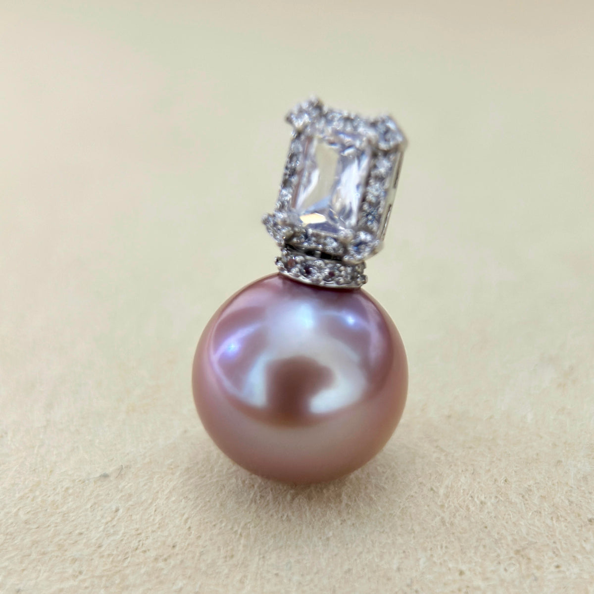 13mm Deep Purple Pearl Pendant