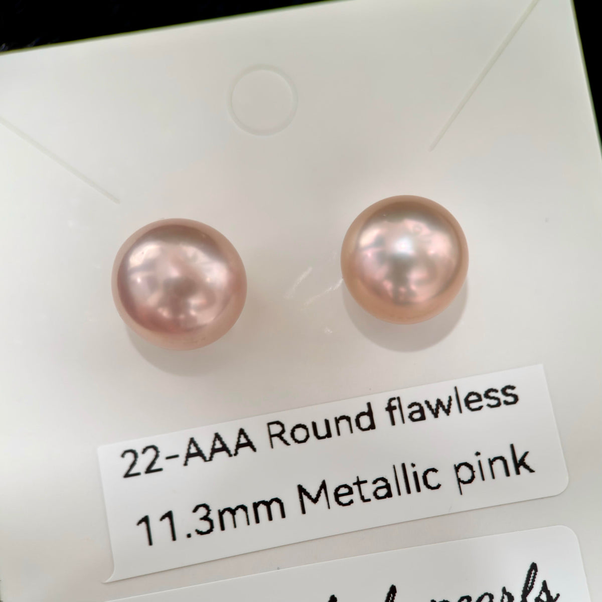 Natural Freshwater Pearl Stud Earrings | 10–13mm Pink, Purple & Metallic Pearls | Choose Your Pair