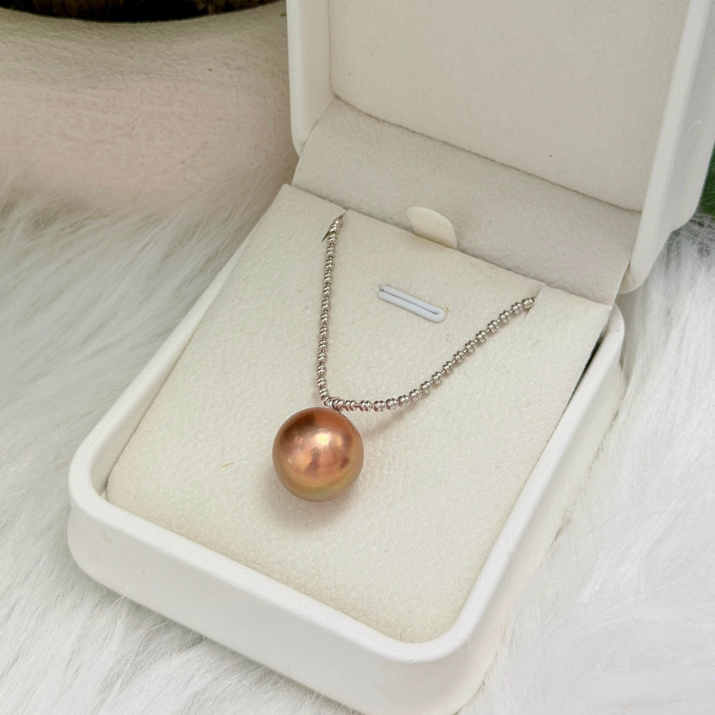 14.5mm Flaming Sun Multicolor Pearl Necklace - Unisex Jewelry