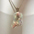 Dreamy Mint Green & Blue Baroque Pearl Pendant