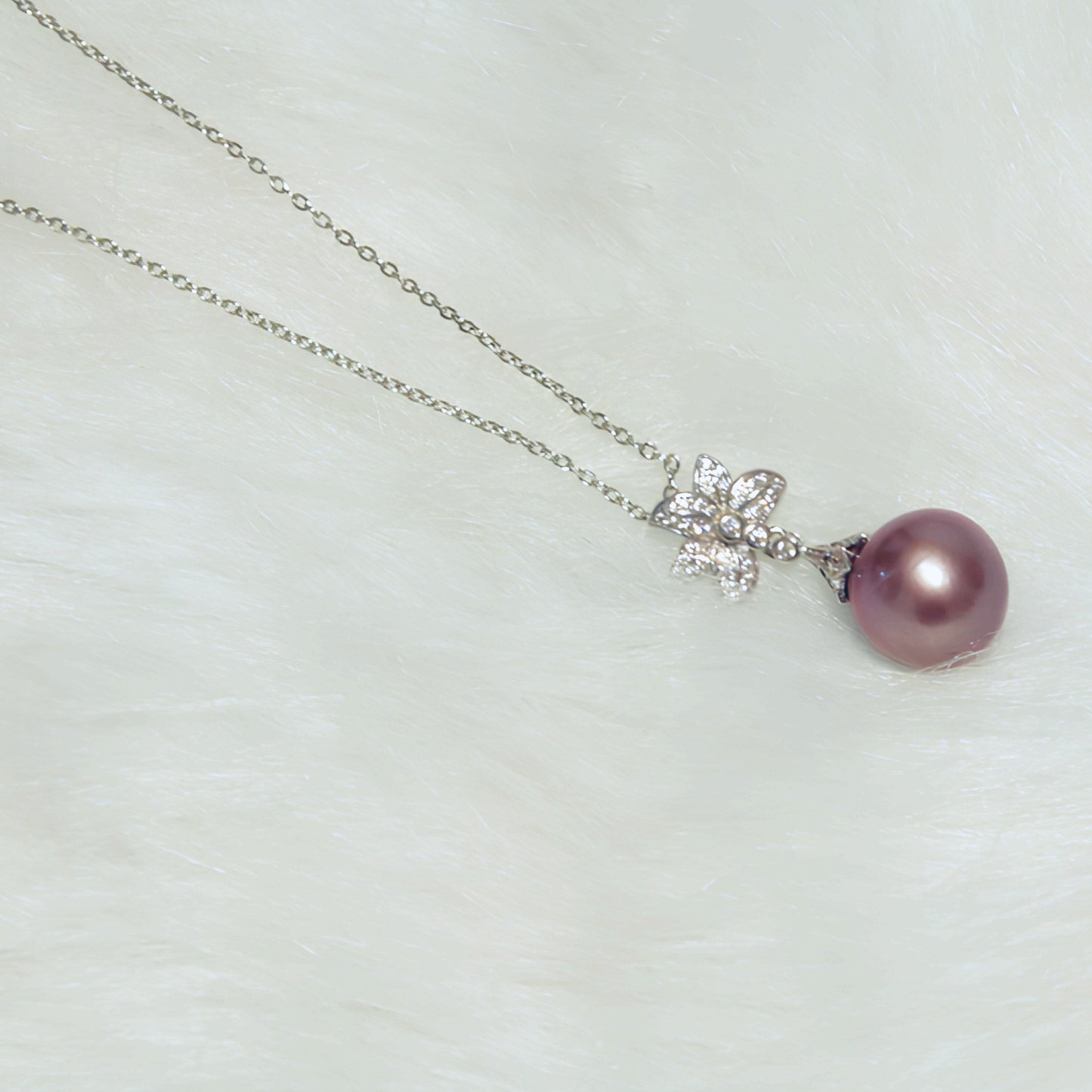 Orchid Pearl Pendant