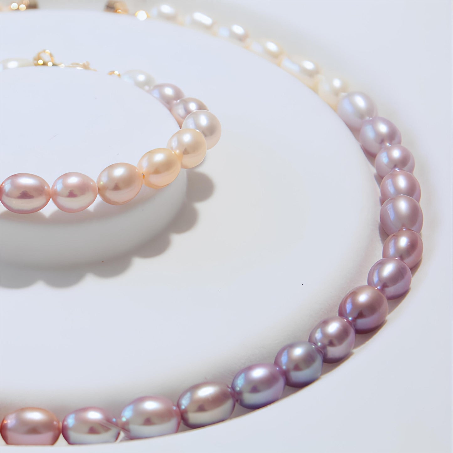 Gradient Rainbow Pearl Set