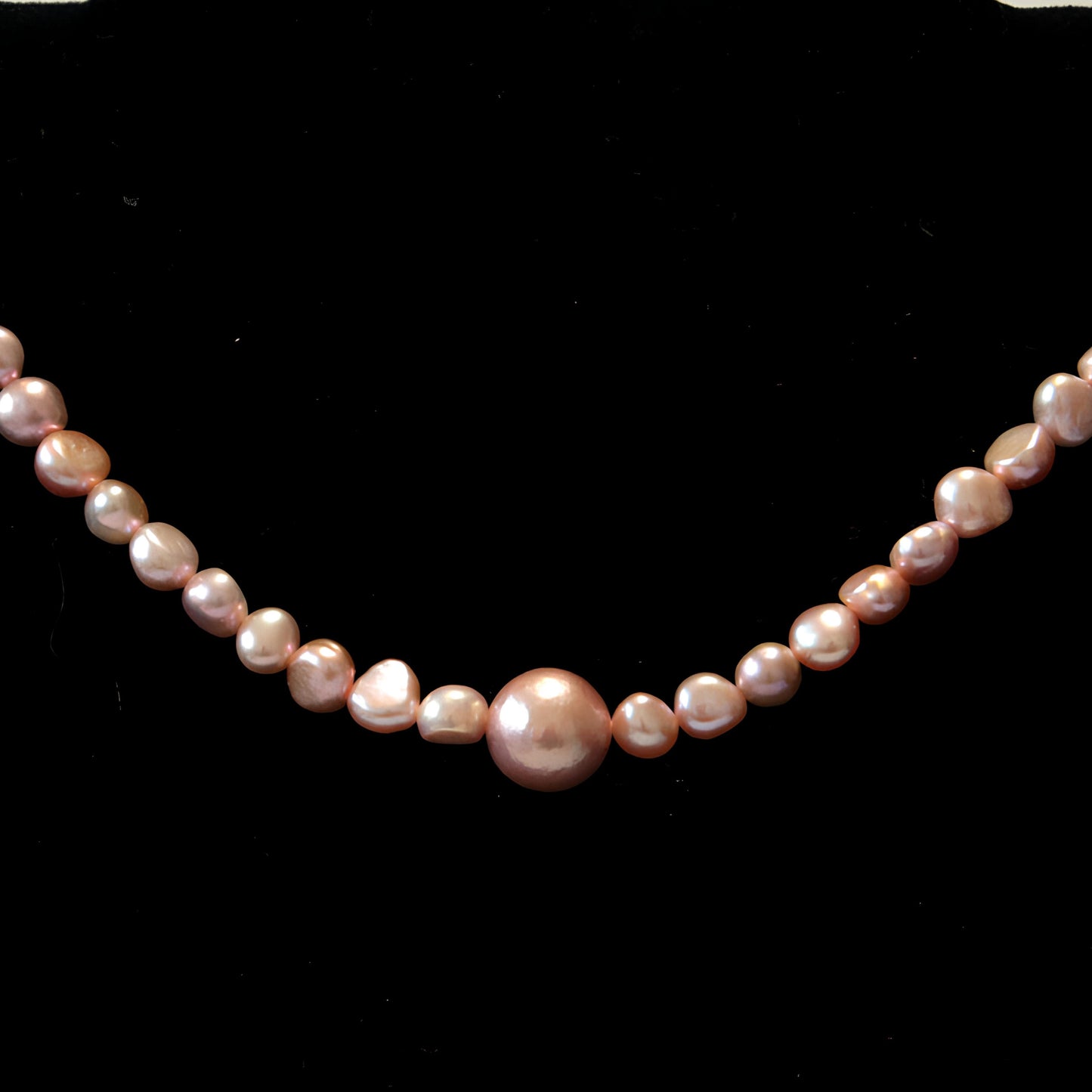 Stone Pearl Necklace