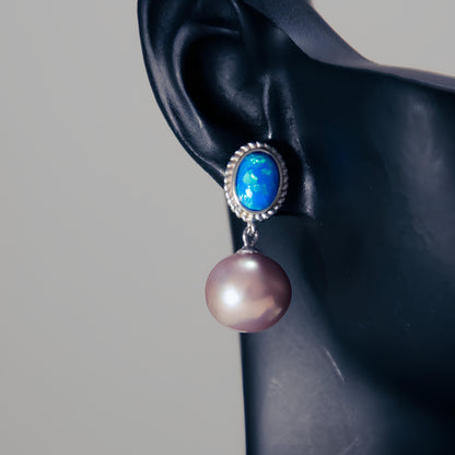 Opal Pearl Earrings