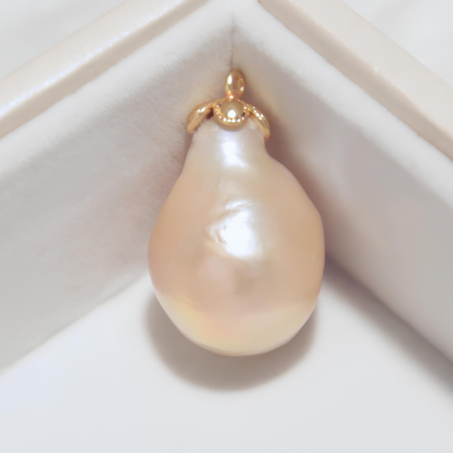 Pear Baroque Necklace Pendant