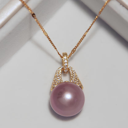 Jumbo Purple Pearl Pendant