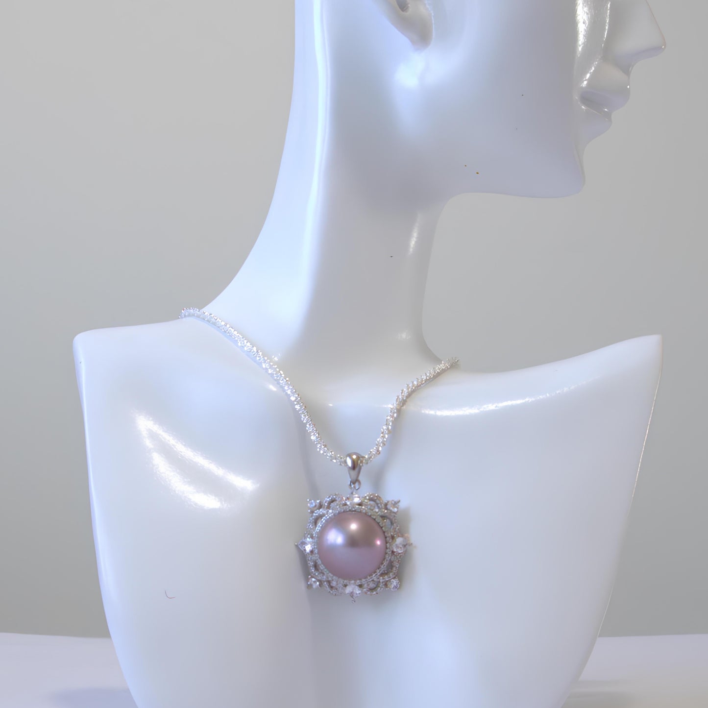 Luxury Byzantine Pearl Pendant