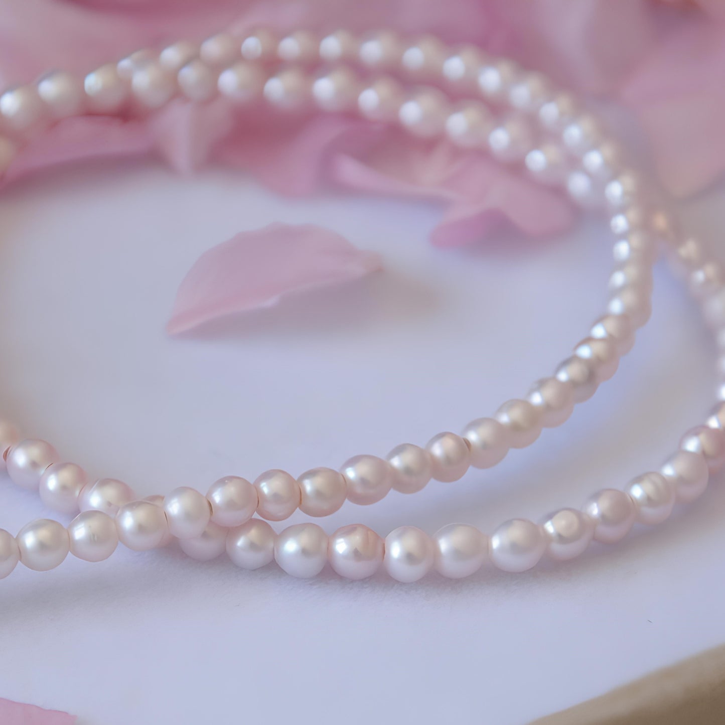 Sakura Pink Pearl Necklace