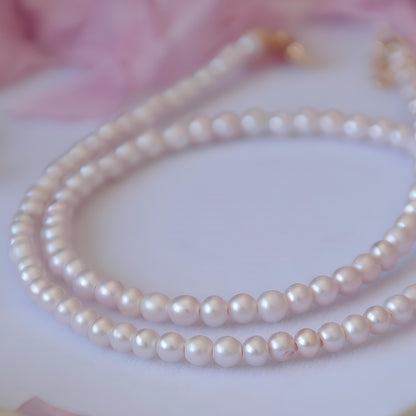 Sakura Pink Pearl Necklace