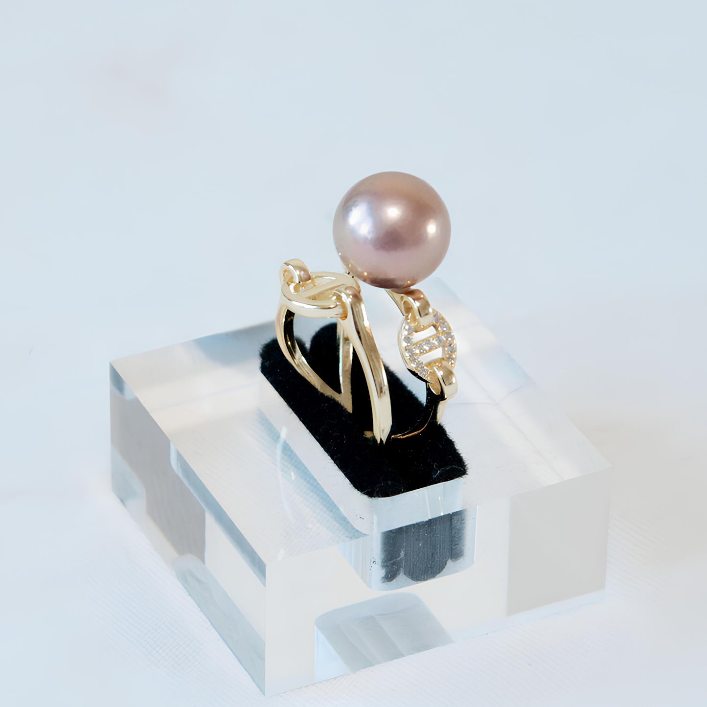 Wild Rose Pearl Ring