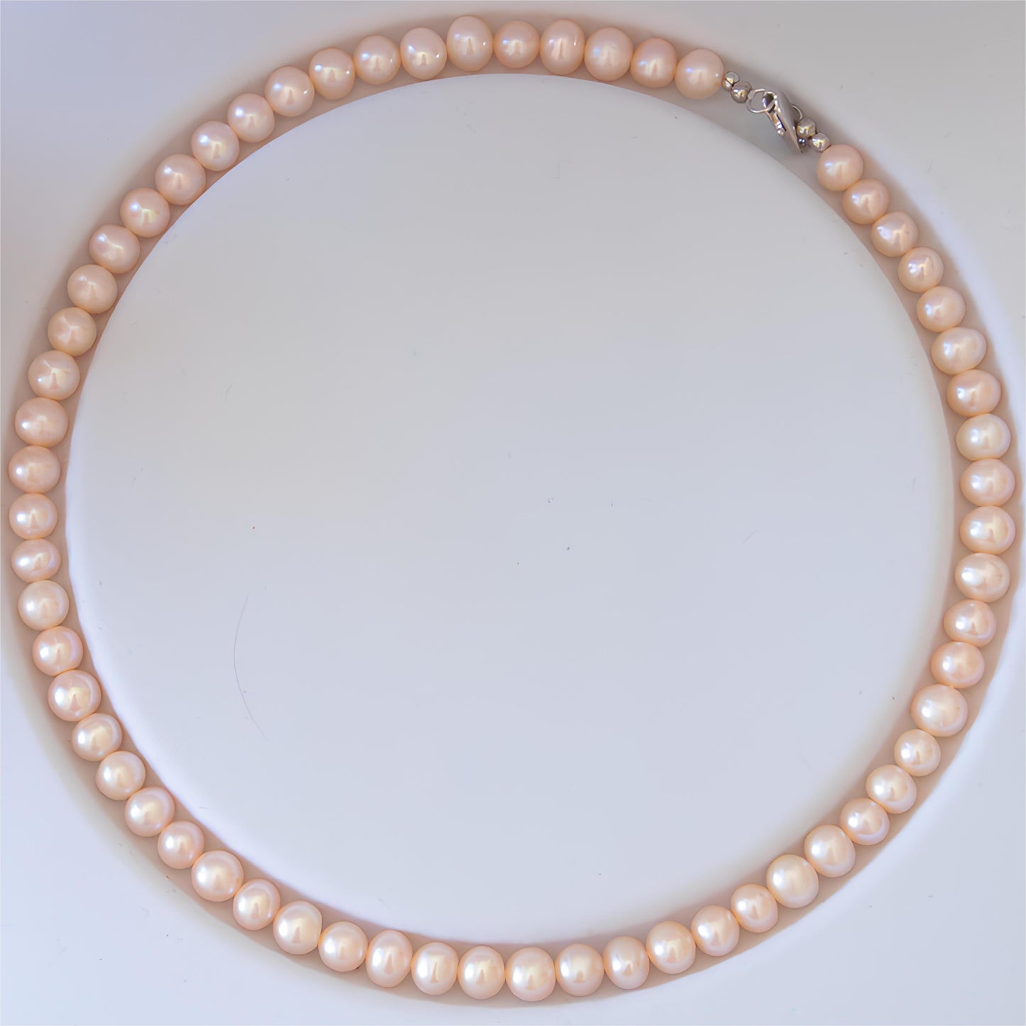 Natural Orange Pearls Necklace