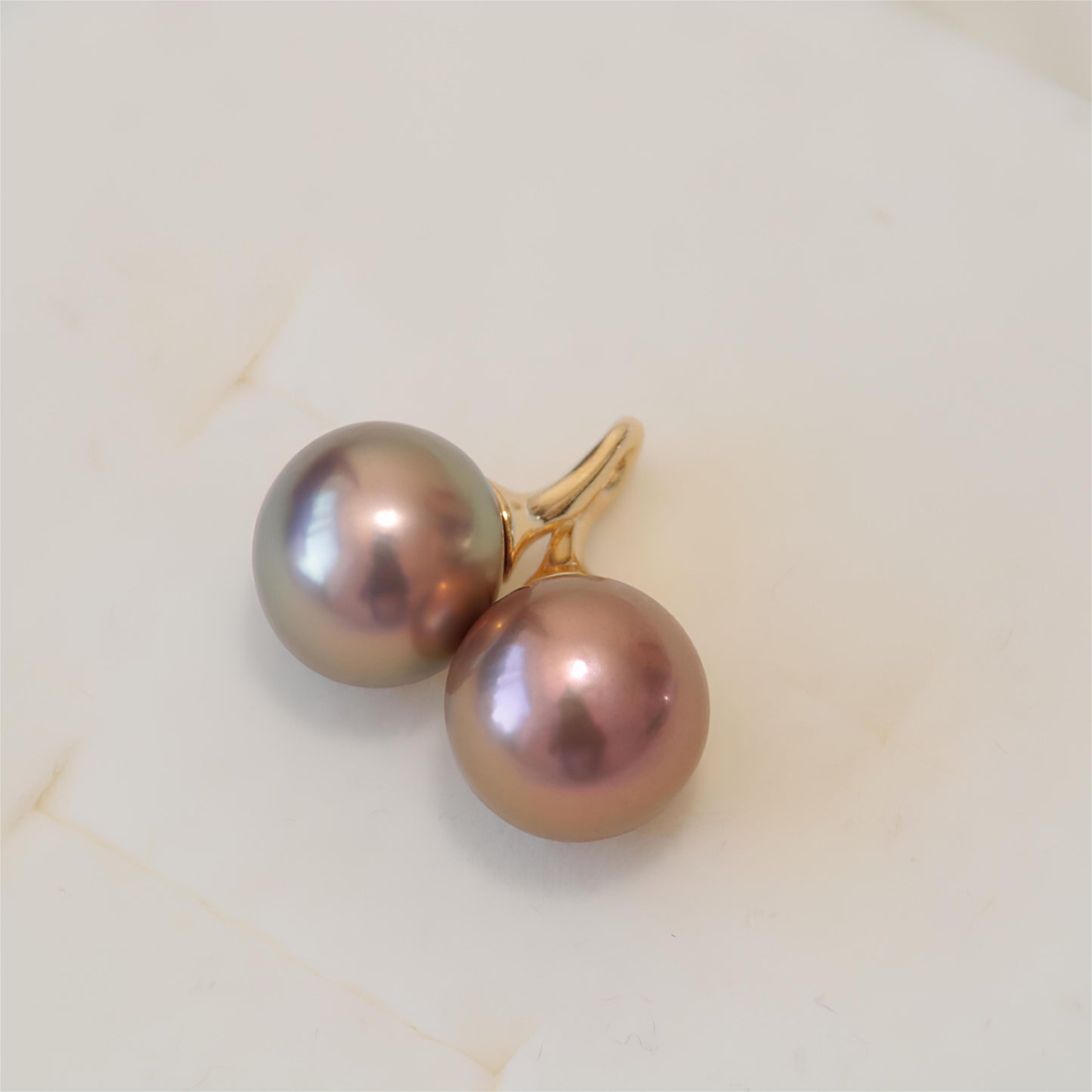 Trumpet Pearl Necklace Pendant