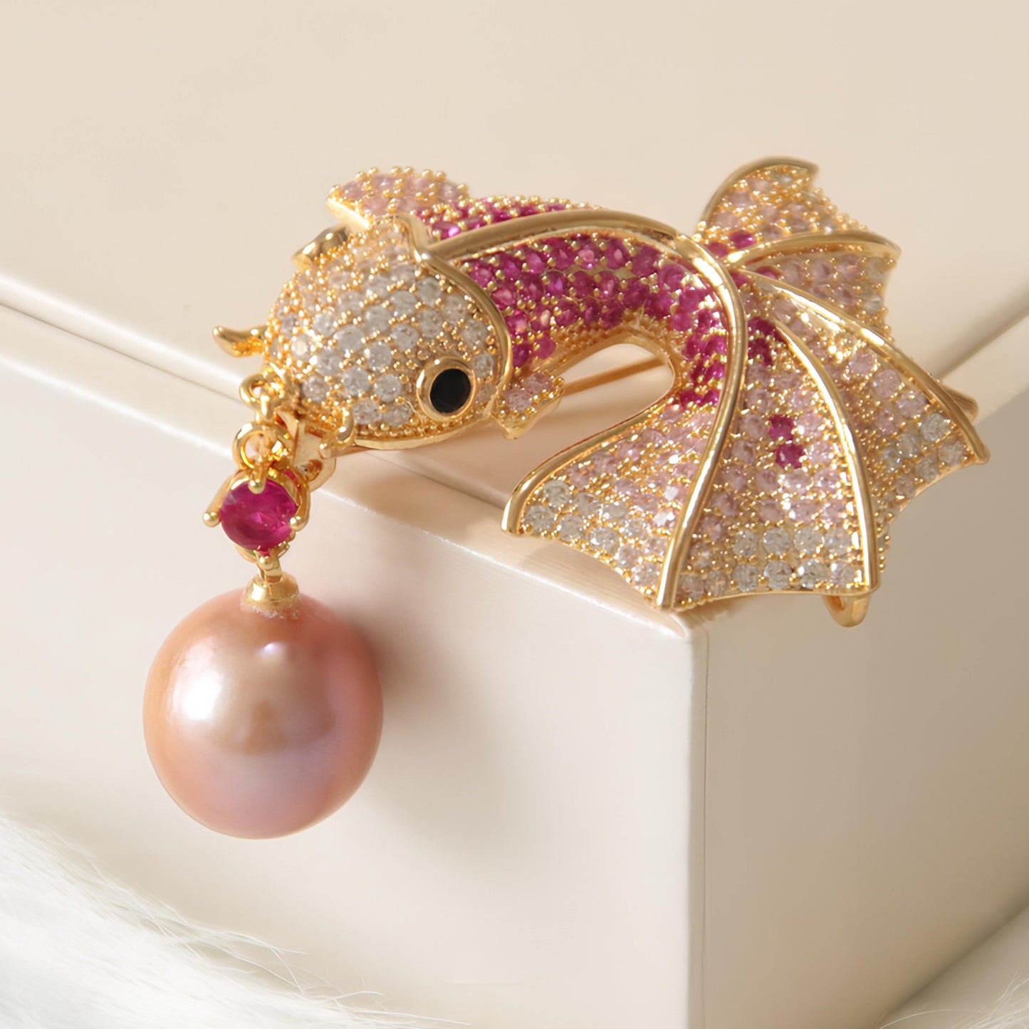 Koi Brooch