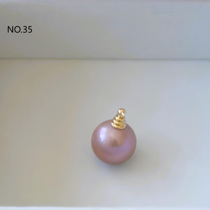 Light bulb natural pearl pendant