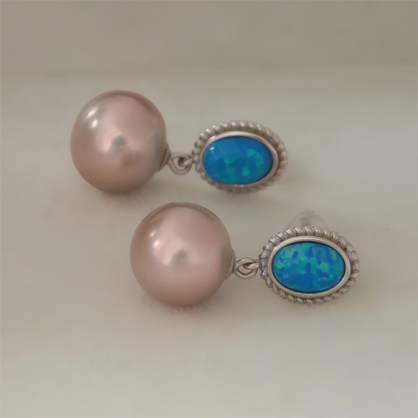 Opal Pearl Earrings