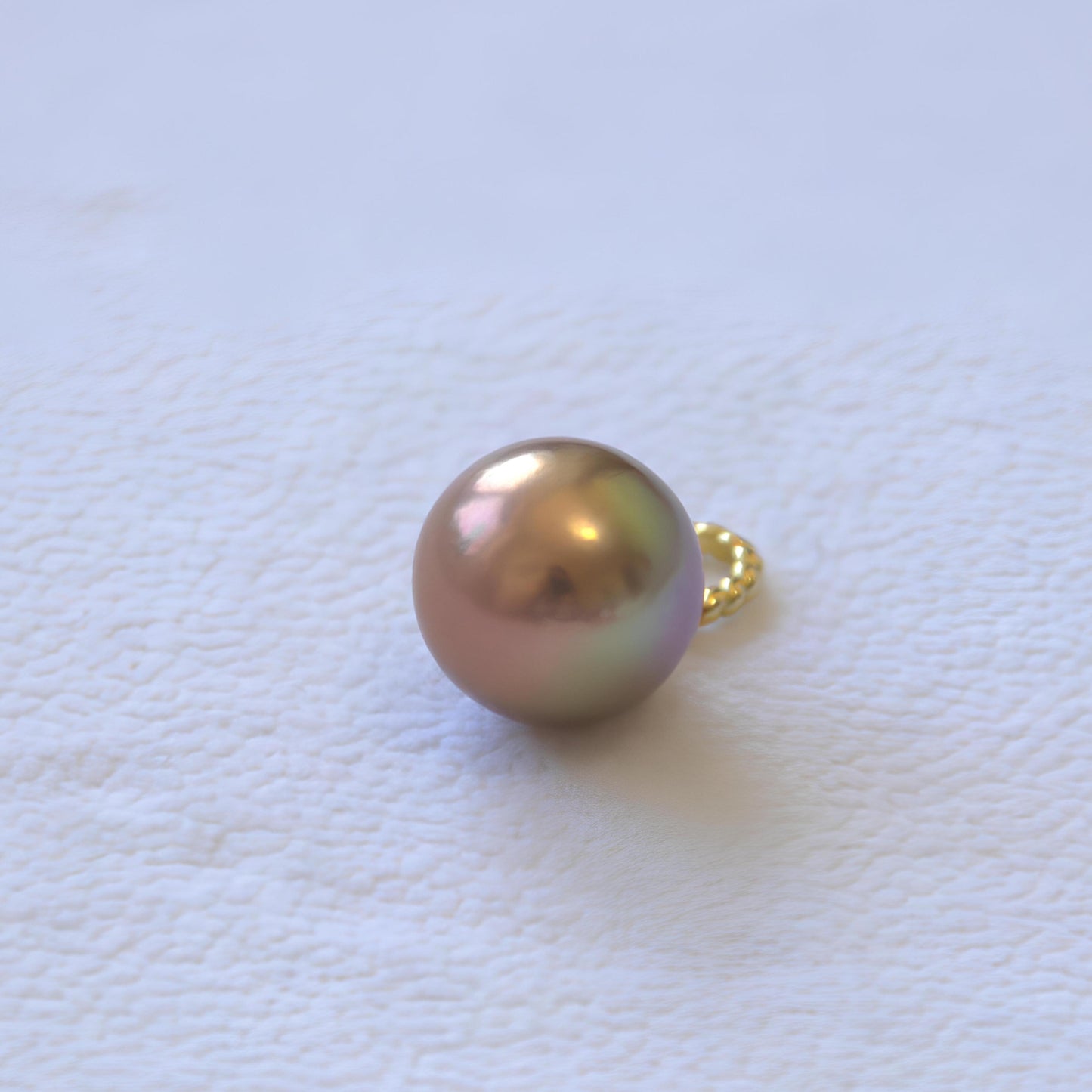 Rainbow natural pearl pendant