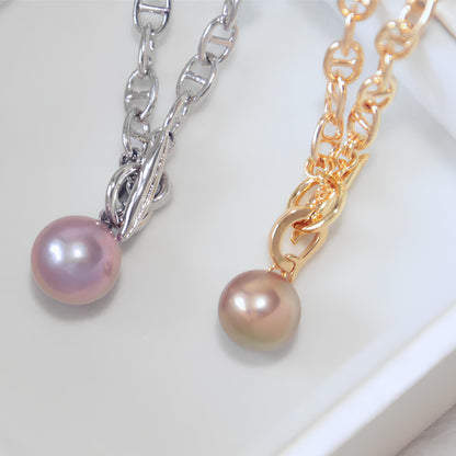 Hippop Style Pearl Necklace