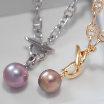 Hippop Style Pearl Necklace