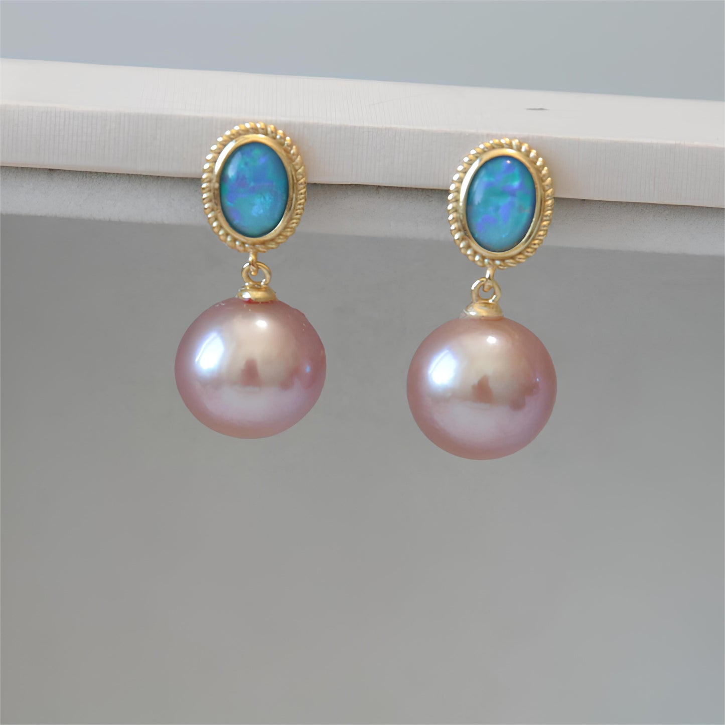 Opal Pearl Earrings