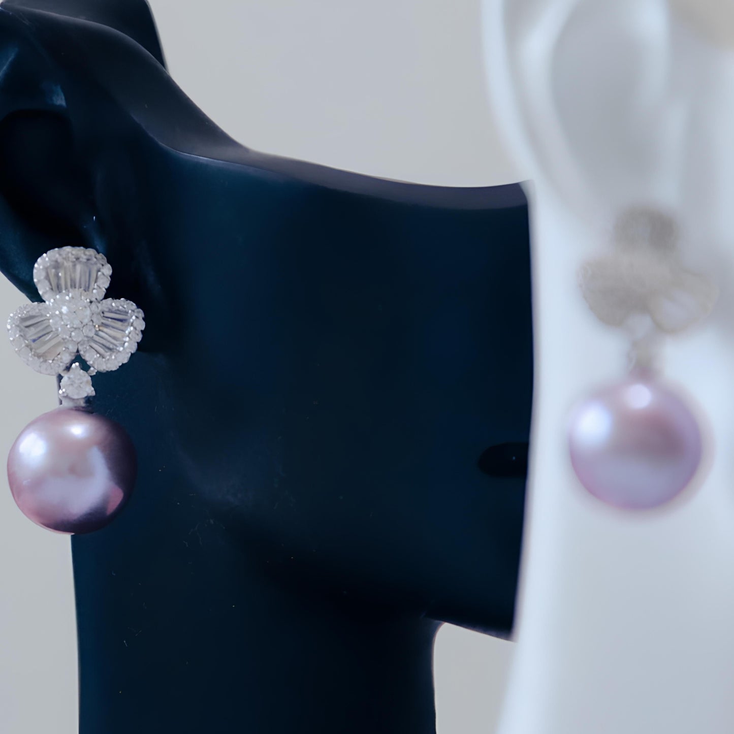 Lucky Clover Pearl Earrings