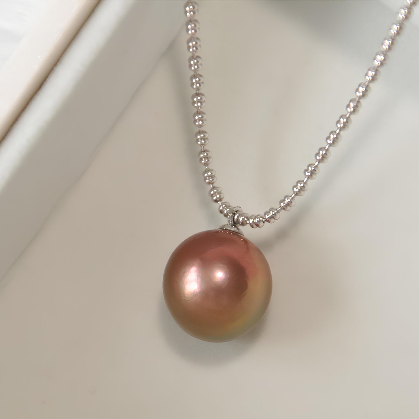 Gradient Colorful Pearl Necklace