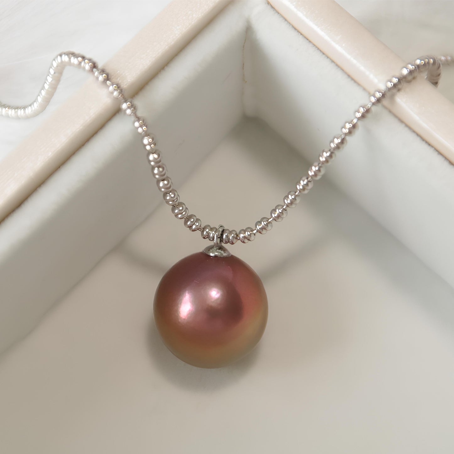 Gradient Colorful Pearl Necklace