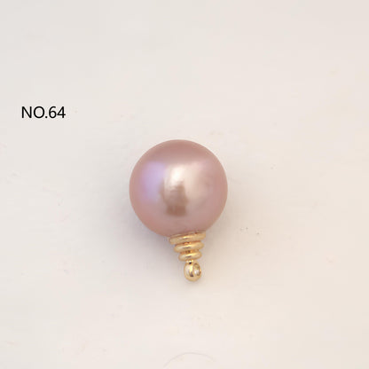 Light bulb natural pearl pendant