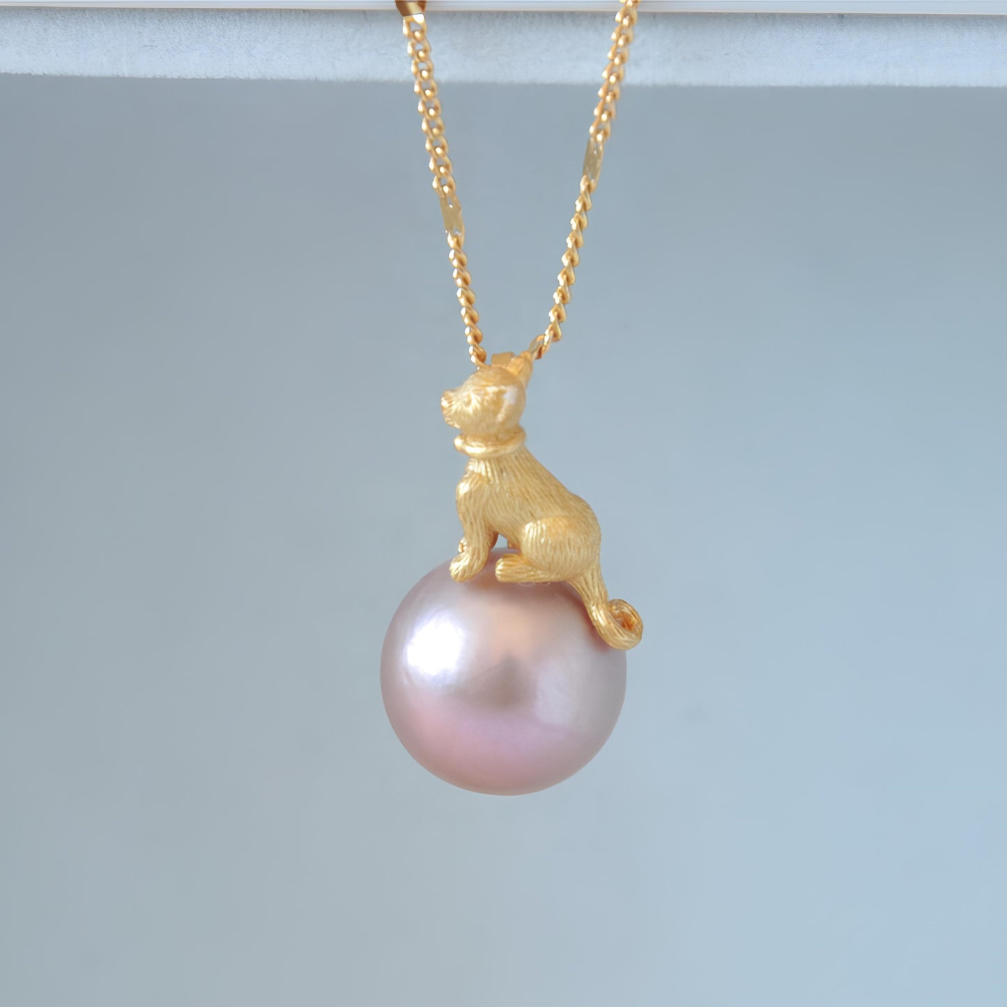 Cat Pearl pendant