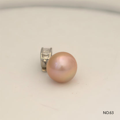 Square Diamond Natural Pearl Easy-clip