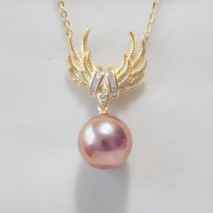 Angel Wings Pearl Necklace - Tricky Lucky