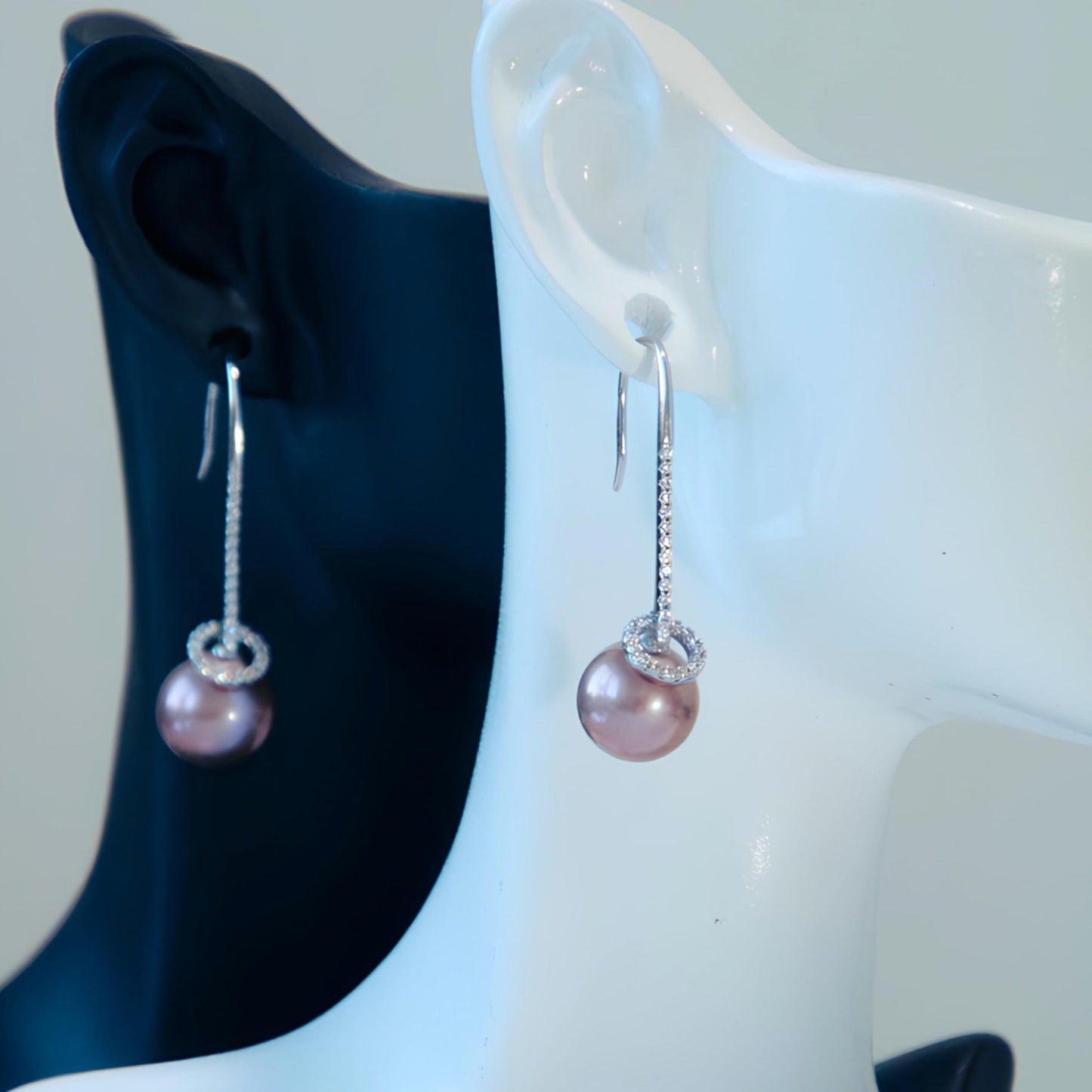 Aperture Pearl Earrings - Tricky Lucky