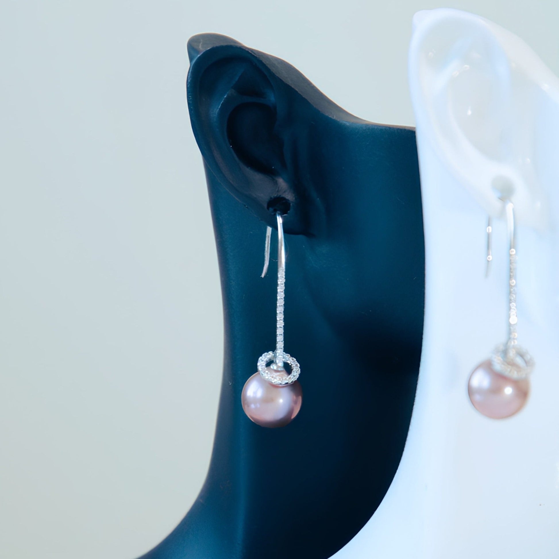 Aperture Pearl Earrings - Tricky Lucky