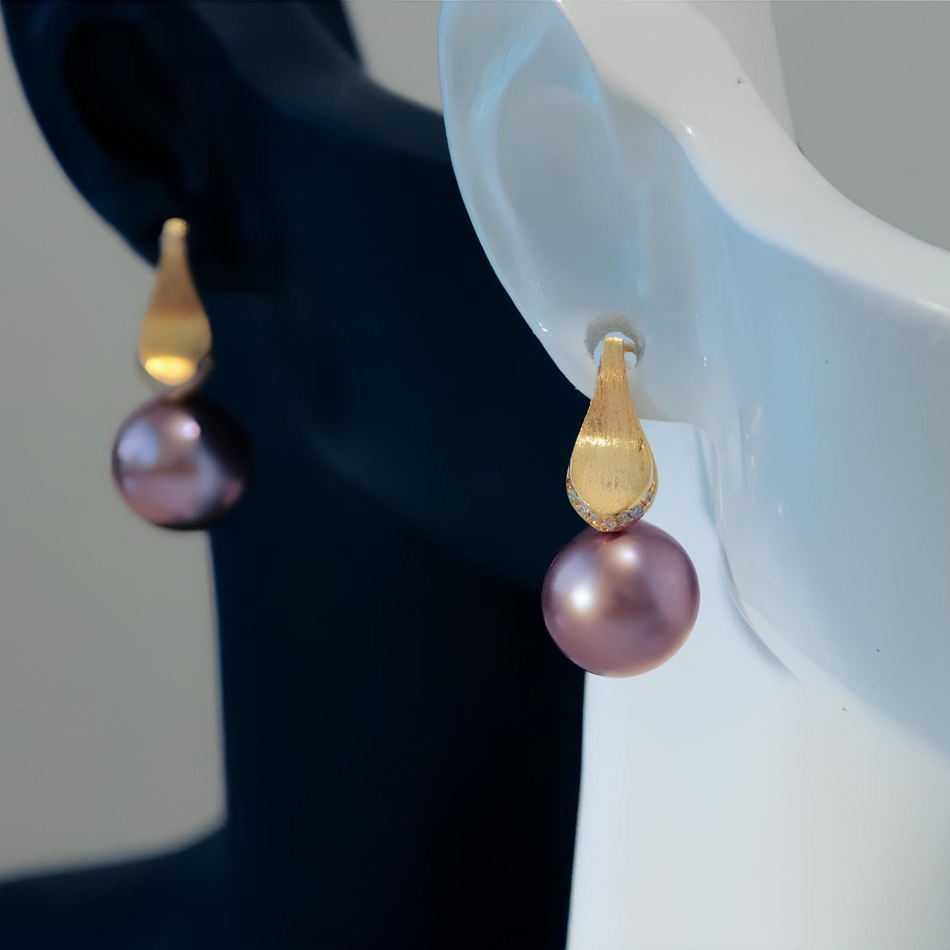 Buccellati Style Pearl Earrings - Tricky Lucky