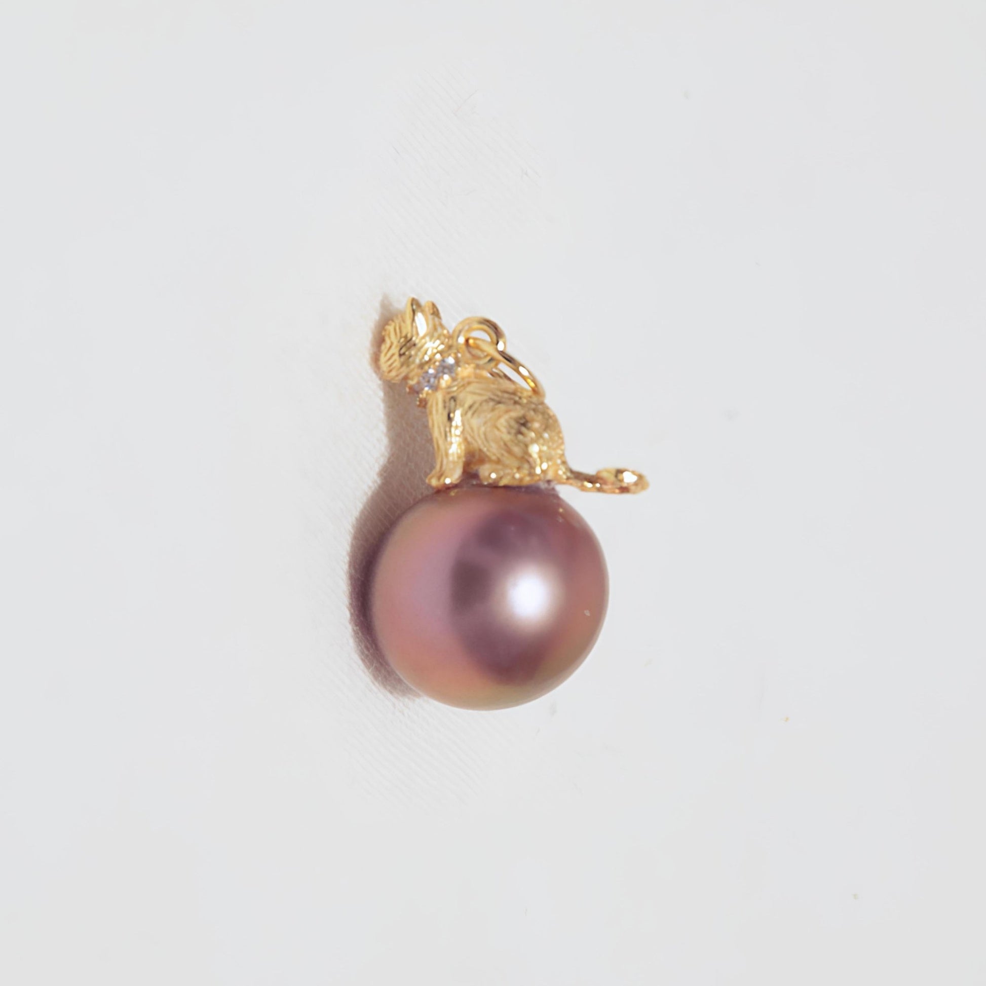 Cat Pearl Pendant - Tricky Lucky