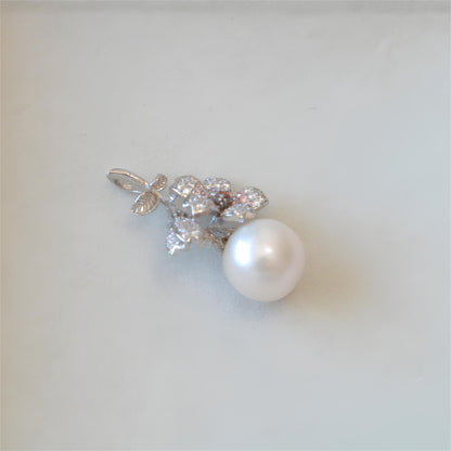 Cherry Flower White Pearl Pendant - Tricky Lucky