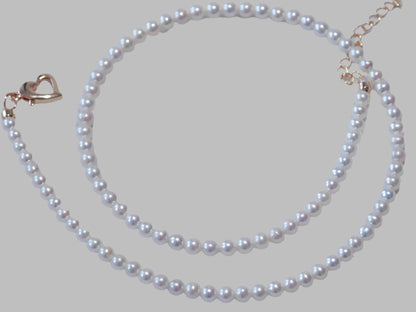 Classic Small White Pearl Necklace - Tricky Lucky