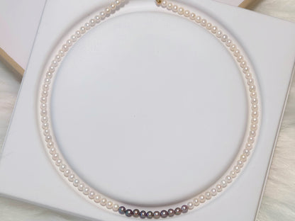 Classic Small White Pearl Necklace - Tricky Lucky