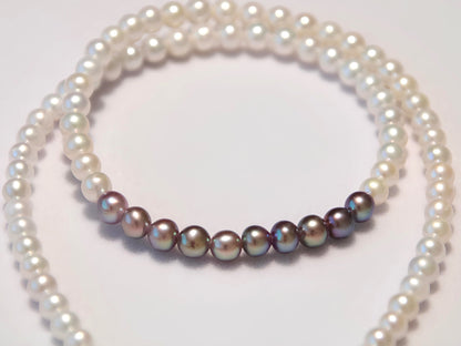 Classic Small White Pearl Necklace - Tricky Lucky