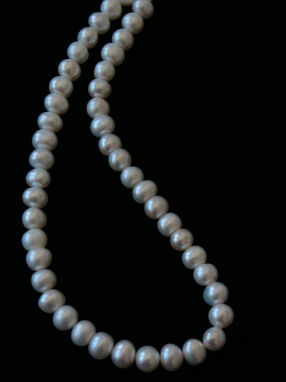 Classic White Pearl Necklace - Tricky Lucky