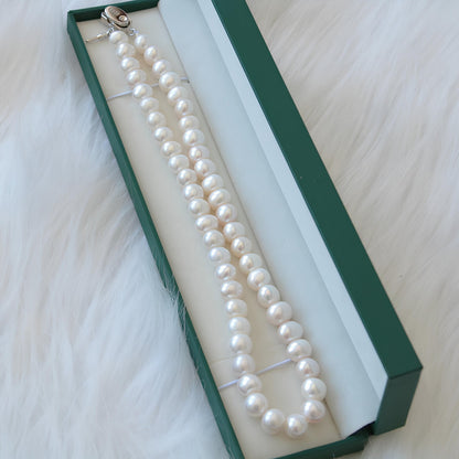 Classic White Pearl Necklace - Tricky Lucky