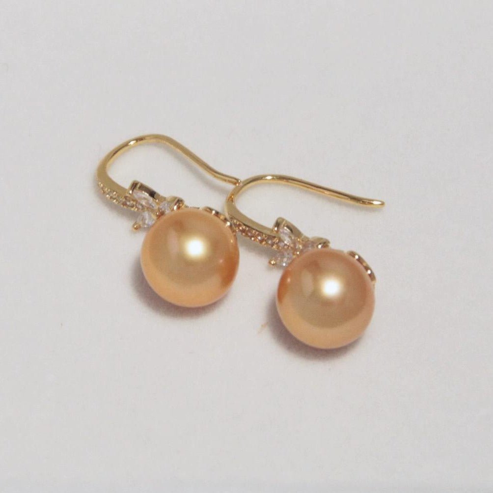 Clover Seawater Pearl Earrings - Tricky Lucky